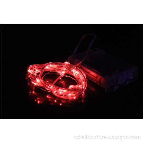 Best Quality Wholesale Battery Power 3m Long 30 LED Indoor Decoration Christmas Silver LED String Bright Color Light